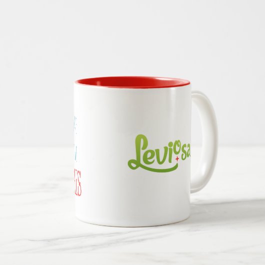 Narglesのマグを用心して下さい ツートーンマグカップ (正面右)