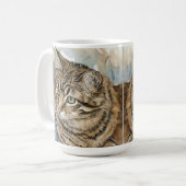 Nari-私の素晴らしい猫の研究 コーヒーマグカップ (正面左)