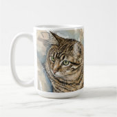 Nari-私の素晴らしい猫の研究 コーヒーマグカップ (左)