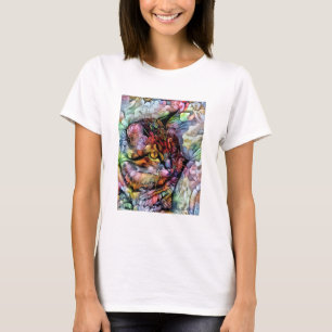 Nari the Cat and the Flowers Tシャツ