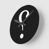NARK mARK {ironicon} ラウンド壁時計 (傾斜)