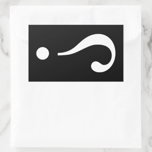 NARK mARK {ironicon} 長方形シール (バッグ)