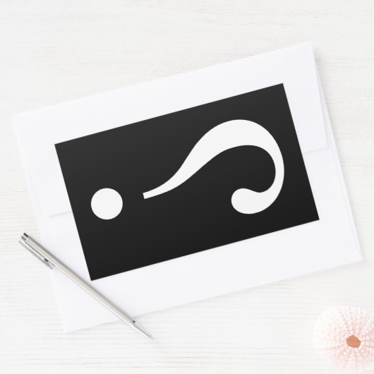 NARK mARK {ironicon} 長方形シール (封筒)