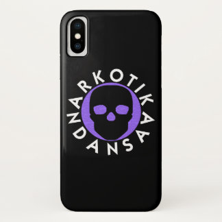 NARKOTIKA LIVバイオレットケースiPhone XブラックN3 iPhone X ケース