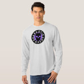 NARKOTIKA LIVバイオレット長袖TシャツN3 Tシャツ (正面フル)