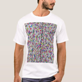Narmin | カラフルな手描きの繰り返しパターン tシャツ