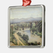 NarniのNera上のAugustusの橋 メタルオーナメント (左)