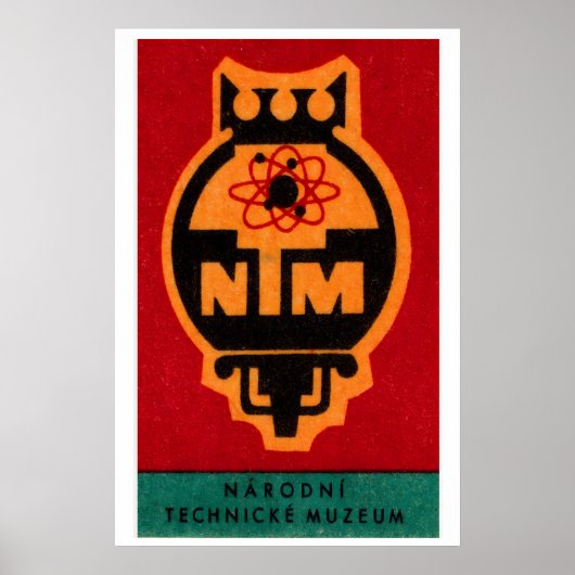 Narodni Technical Museum - Matchbox Print - Czech ポスター (正面)
