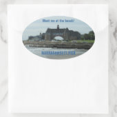 NARRAGANSETTスタンプ(4) 楕円形シール (バッグ)