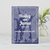 Narragansettベイヴィンテージマップ日付の結婚保存 招待状 (スタンド正面)