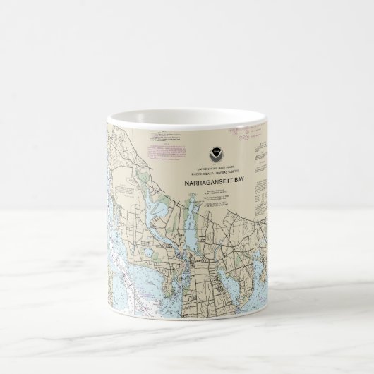 Narragansettベイ航海のグラフ13221 コーヒーマグカップ (中央)