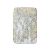 Narragansettベイ航海のグラフ13221 バスマット (正面縦)