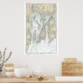 Narragansettベイ航海のグラフ13221 ポスター (キッチン)