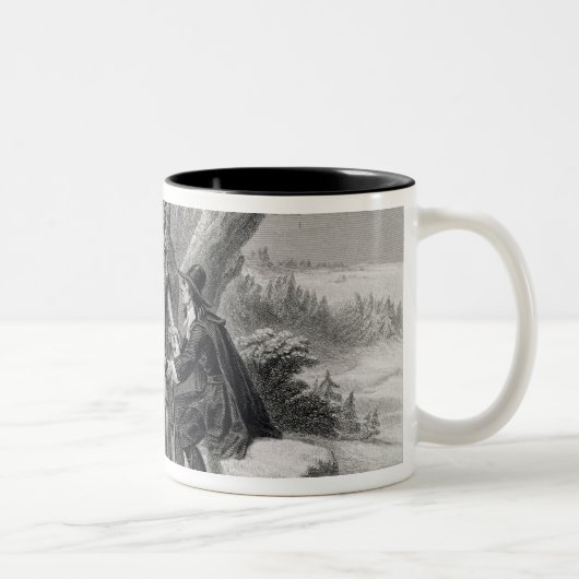 Narragansetts著保護されるロジャーウィリアムス ツートーンマグカップ (右)