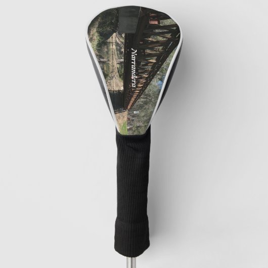 Narranderaの写真とドライバのカバー ゴルフヘッドカバー (正面)