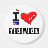 NARRE WARREN - I Love マグネット (正面)