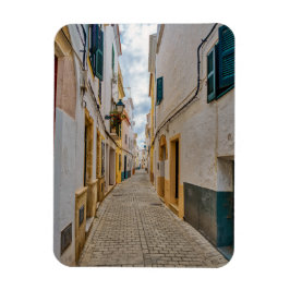 Narrow street in Ciutadella - Menorca, Spain マグネット