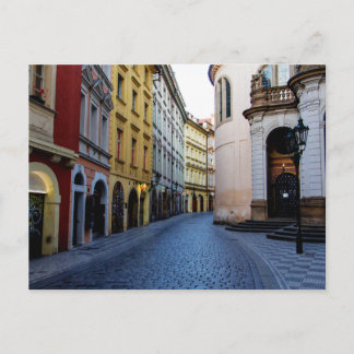 Narrow Street, Prague, Czech Republic ポストカード