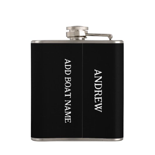 Narrowboat Canal Boat Drinking Quote フラスク (裏面)