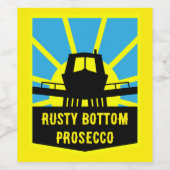 Narrowboat Gift Ideas ワインラベル (シングルラベル)