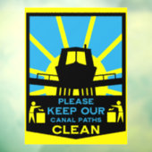 Narrowboat Stickers And Signs ウィンドウサイン (シート3)