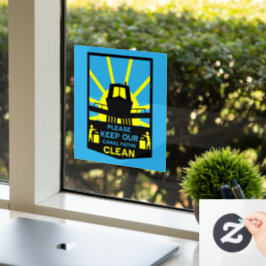 Narrowboat Stickers And Signs ウィンドウサイン