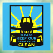 Narrowboat Stickers And Signs ウィンドウサイン (シート3)