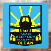 Narrowboat Stickers And Signs ウィンドウサイン (シート2)