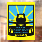 Narrowboat Stickers And Signs ウィンドウサイン (シート2)