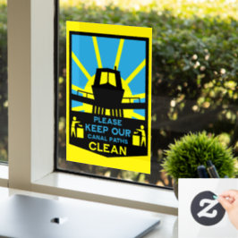 Narrowboat Stickers And Signs ウィンドウサイン