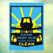 Narrowboat Stickers And Signs ウィンドウサイン (シート3)