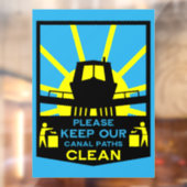 Narrowboat Stickers And Signs ウィンドウサイン (シート2)