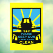 Narrowboat Stickers And Signs ウィンドウサイン (シート3)