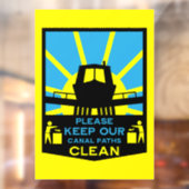 Narrowboat Stickers And Signs ウィンドウサイン (シート2)