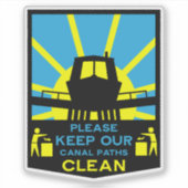 Narrowboat Stickers And Signs シール (正面)