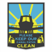 Narrowboat Stickers And Signs シール (正面)