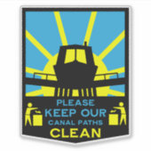 Narrowboat Stickers And Signs シール (正面)