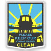 Narrowboat Stickers And Signs シール (正面)