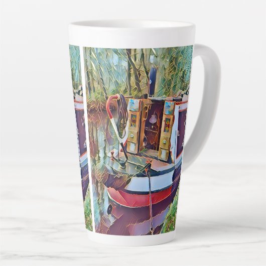 NARROWBOATS カフェラテマグ (右アングル)
