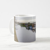 Narrowboats on the Knottingley and Goole Canal コーヒーマグカップ (正面左)