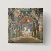 narthexの眺め、1332-3年 缶バッジ (正面)