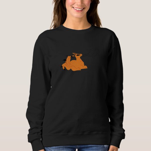 NaruSasu I SasuNaru kitsune fox and sun symbol han スウェットシャツ (正面)