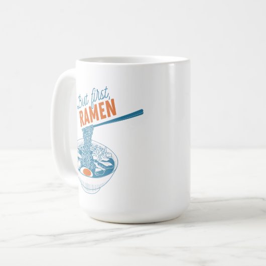 Naruto But First Ramen コーヒーマグカップ (正面左)