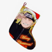 Naruto Christmas Stocking ラージクリスマスストッキング (正面 (吊り時))