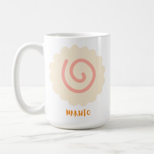 Naruto Classic Round Sticker コーヒーマグカップ (左)