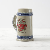 Narvaezの家紋 ビールジョッキ (正面左)