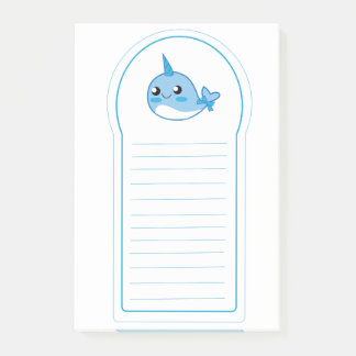 Narwalの粘着性があるパッド ポストイット