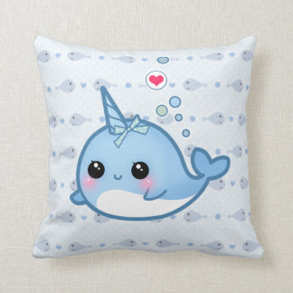 narwhalかわいいベビー クッション