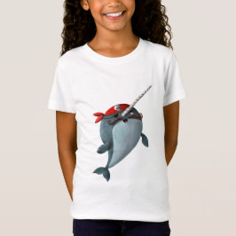 Narwhalかわいい海賊 Tシャツ