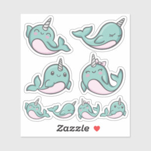 Narwhalのかわいいビニール シール